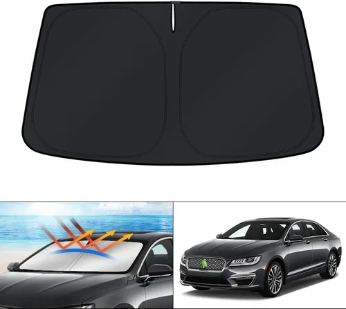 Miniatura 102 de KUST - Parasol plegable para parabrisas para Ford Ranger, accesorios 2019-2025 2026, parasol personalizado para ventana, protector solar plegable