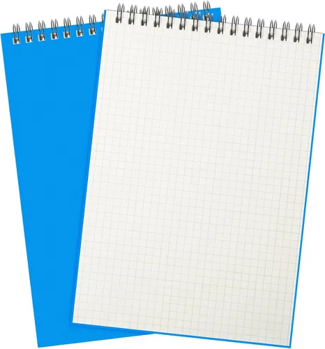 Miniatura 34 de Engrowtic Paquete de 1 bloc de notas en espiral de papel cuadriculado A5, bloc de notas encuadernado con alambre, bloc de notas de cuadrícula