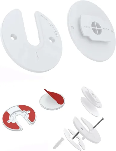 Miniatura 4 de Soporte de pared universal para tableta, ajustable, giratorio de 90 grados, compatible con lector electrónico/Kindle, compatible con caja de cable