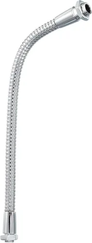 Miniatura 17 de PATIKIL Manguera universal de cuello de cisne de 3.9 pulgadas, 1 manguera de metal flexible flexible de rosca fina M10, extensión de tubo suave