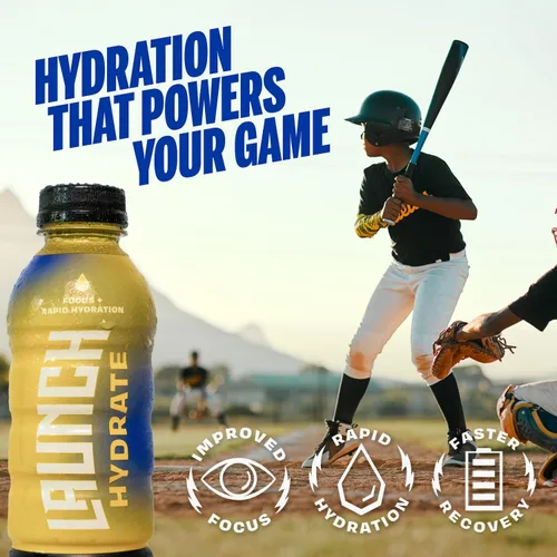 Miniatura 2 de Bebida deportiva: sabor tropical – 16.9 onzas (paquete de 12), bebida energética + hidratación, azúcar de caña real, electrolitos, cognizina