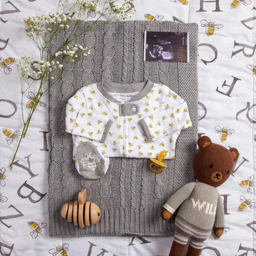 Miniatura 4 de Burts Bees Baby - Pijama de una pieza de 100 algodón orgánico con cremallera frontal mameluco de bebé para dormir Sleep and Play Pijama 100 algodón
