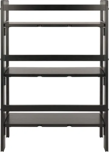 Miniatura 6 de Winsome Torino - Estantería plegable de 3 piezas con cestas de tela, color negro (20306)