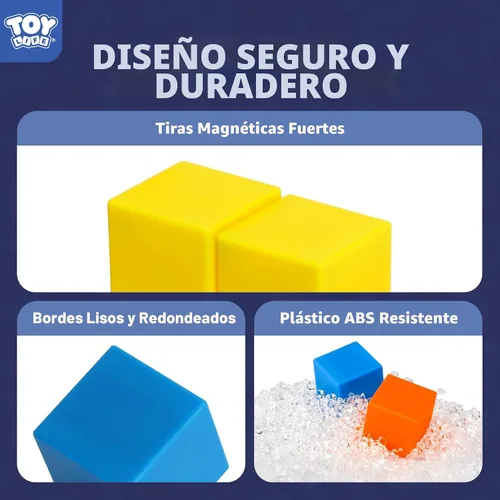 Miniatura 6 de TOY Life 36 piezas de bloques magnéticos para niños de 4 a 8 años, bloques de construcción magnéticos para niños pequeños de 3 a 5 años, juguetes
