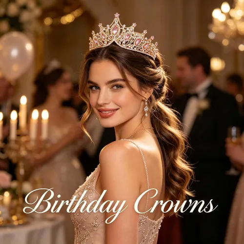 Miniatura 2 de Kamirola Corona de Reina Barroca, Corona Nupcial de Boda con Diamantes de Imitación y Tiaras Diadema de Cristal Para Cumpleaños Baile de Graduación