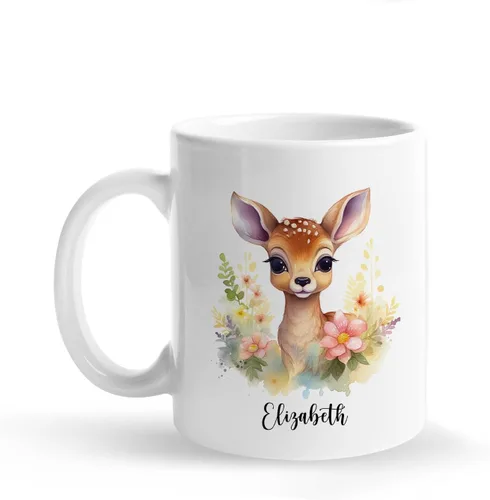 Miniatura 9 de Taza de café personalizada con loro en un bosque tropical, tazas personalizadas de animales, taza con nombre personalizado para cumpleaños