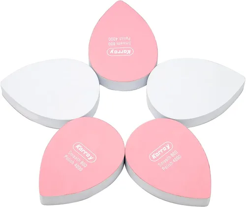 Miniatura 14 de Limas y bloques pulidores para uñas naturales, superficie lisa y pulida de gel, herramientas de manicura de 2 lados, 8 piezas, grano 600/4000