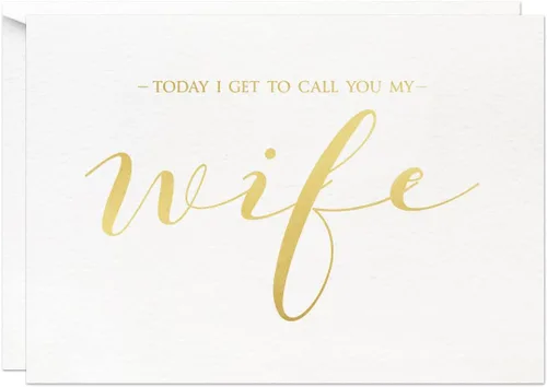 Miniatura 5 de MAGJUCHE Tarjeta para el día de la boda de Today I Get To Call You My Husband