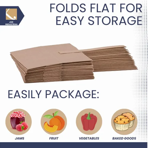 Miniatura 4 de Bolsas pequeñas de papel Kraft de 8 x 6 x 3.5 pulgadas con asas de papel - Bolsa de manzana/productos (25)