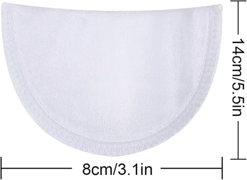 Miniatura 7 de ARTIBETTER 1 par de almohadillas de hombro de esponja almohadillas de hombro de costura antideslizantes protectores de hombro blanco
