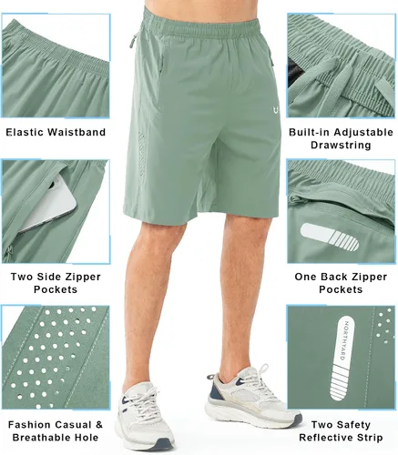 Miniatura 3 de NORTHYARD - Pantalones cortos deportivos para correr para hombres, ligeros, de secado rápido, 7, 5 o 9 pulgadas, para senderismo, deportes, gimnasio