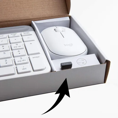 Miniatura 6 de Logitech MK470 - Combo de teclado y mouse inalámbricos delgados - Diseño compacto moderno, ultra silencioso, receptor USB de 2.4 GHz, conectividad