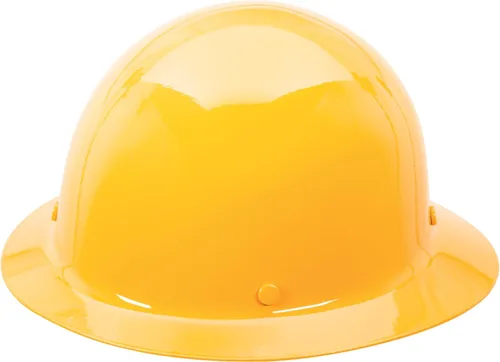 Miniatura 11 de MSA Skullgard Casco Duro de Ala Completa con Suspensión - Tapa Sin Ranuras, Hecho de Resina Fenólica, Cargas de Calor Radiante hasta 350°F, Casco