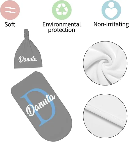 Miniatura 5 de Juego de canastilla de bebé personalizada para niños y niñas, suave y personalizada, para recién nacido de 0 a 3 meses Color-05