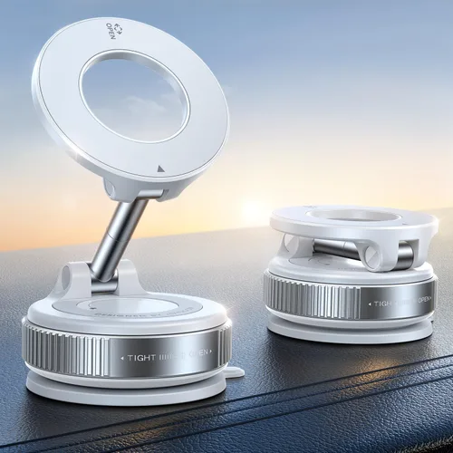 Miniatura 8 de JOYROOM Soporte magnético de teléfono al vacío para automóvil, soporte de teléfono con ventosa más fuerte, soporte de automóvil Magsafe ajustable