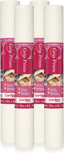 Miniatura 17 de Con-Tact Brand Grip Prints - Forro para estantes, revestimientos duraderos y no adhesivos, cajón antideslizante y revestimiento de gabinete, 18