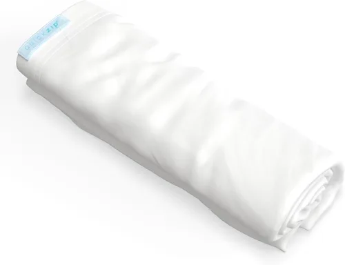 Miniatura 11 de QuickZip Sábana con cremallera extra para cuna (base envolvente segura no incluida), sábanas para cuna de bebé más rápidas, seguras y fáciles