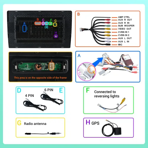 Miniatura 8 de Radio Android para Ford F150 2009-2012 0nly Fit Auto AC, con pantalla táctil de 9 pulgadas, 2GB+64GB, compatible con Carplay, Android Auto, SWC