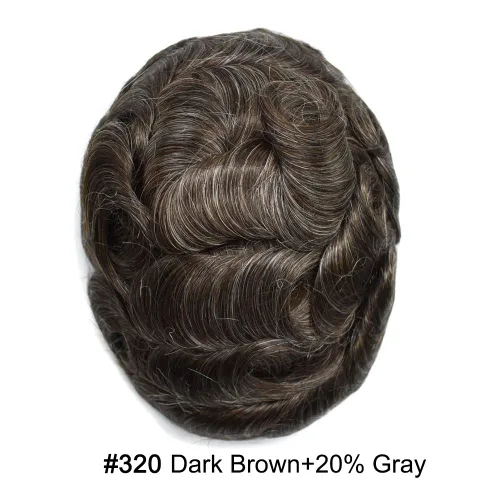 Miniatura 2 de Mens Toupee Hair Piece For Men Fine Mono Men Hair System Toupee For Men Hair Piece Real Human Hair System For Men Protesis Capilar Para Hombre 6x9
