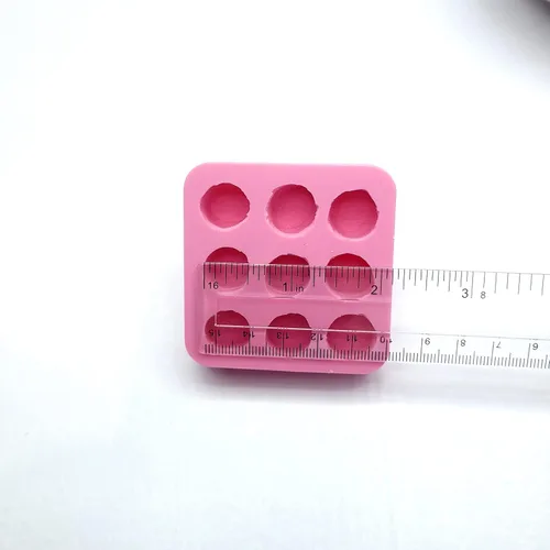 Miniatura 3 de Natucraft Molde de silicona para malvavisco 9 cavidades, cera, jabón, resina, molde de jabón realista malvavisco flexible molde NC040