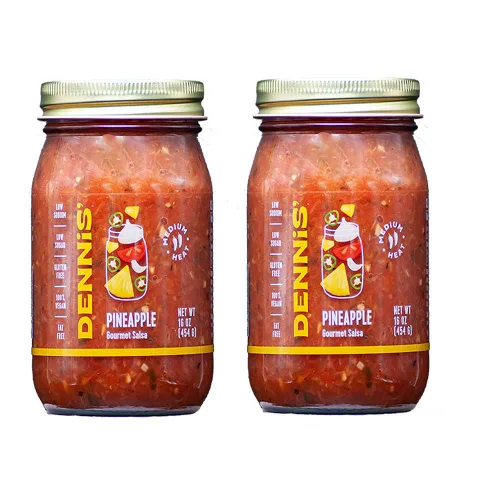 Miniatura 9 de Dennis' Gourmet - Salsa de frijoles negros y maíz totalmente natural Esta salsa fresca y abundante para restaurante es baja en azúcar, baja