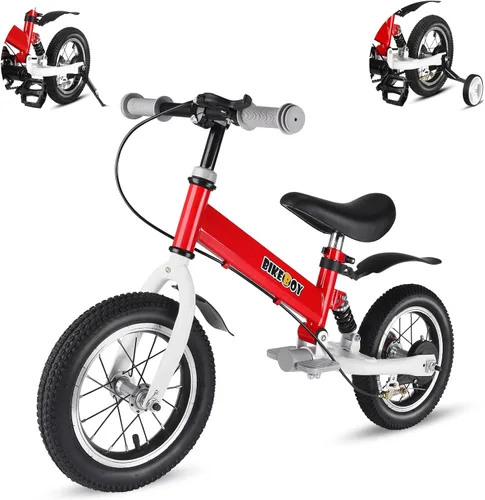 Miniatura 12 de Balance Bike 2 in 1,The Dual Use of a Kids Balance Bike and Kids Bike,12 14 Inches for 2-6 Years Old,with Shock Absorbers, Fenders, Pedals