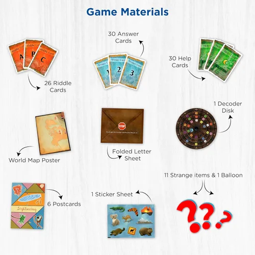 Miniatura 3 de EXIT: El Último Acertijo del Profesor Sala de Escape Rompecabezas Resolución de Misterios Caza del Tesoro Juego de Kosmos Sala de Escape