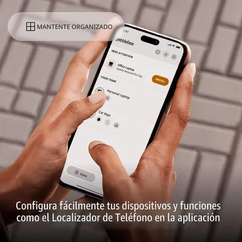 Miniatura 7 de Pebblebee Card 5 Tarjeta Rastreadora de Billetera Bluetooth Recargable Tarjeta de Rastreo Alternativa Ecológica Delgada a Air Tag y Android