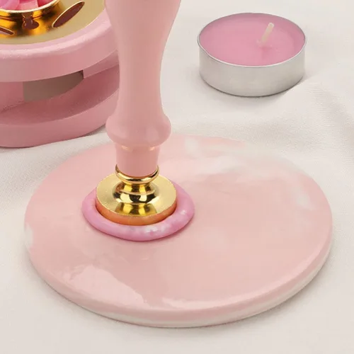 Miniatura 7 de TEHAUX Placas de respaldo de cera con patrón de mármol, paquete de 2 almohadillas de sello de cera resistentes al calor, 3.54 x 3.54 x 0.19