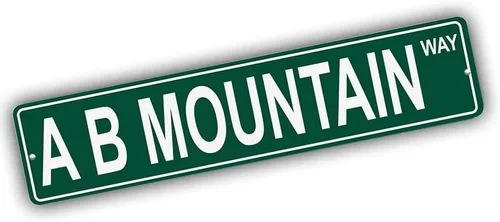 Alaska Mountains Pick Your Mountain Compatible/reemplazo para A B Mountain Estados Unidos Mountain aluminio metal metal metal cartel de calle estilo