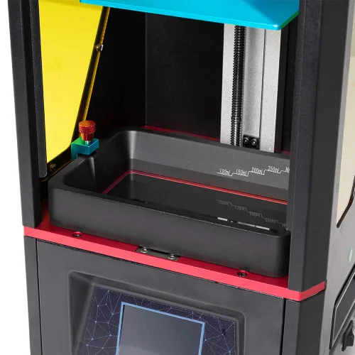 Miniatura 5 de Sovol Cubeta de Resina para Impresora 3D de Aluminio Anodizado con Película FEP y Anillo de Acero Preinstalado, Tanque de Resina con Marco de Metal