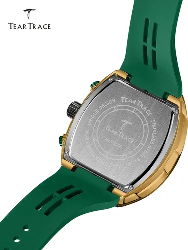 Miniatura 9 de Relojes para hombre con correa de silicona analógico de cuarzo impermeable cronógrafo luminoso Tonneau relojes para hombre, vestido deportivo