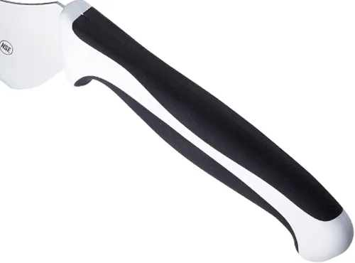 Miniatura 4 de Mercer Culinary Millennia Color Handle Cutlery - Cuchillo de pan compensado de 9 pulgadas (borde ondulado), color blanco