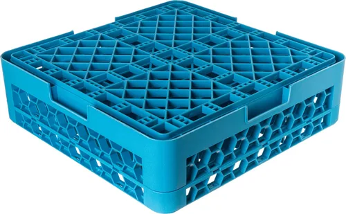 Miniatura 3 de Carlisle FoodService Products RG36-114 OptiClean - Estante de vidrio con 36 compartimentos con 1 extensor, compartimentos de 2-15/16 pulgadas, azul