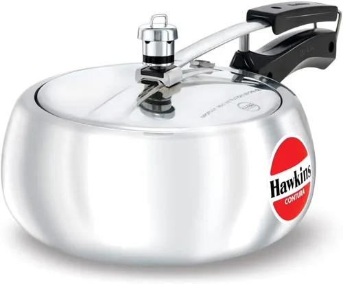 Miniatura 10 de Hawkins HC15 Contura - Olla a presión de 1,5 litros, pequeña, aluminio, color plateado