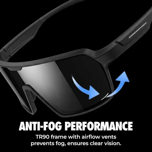Miniatura 6 de grinderPUNCH Lentes de sol deportivos polarizados para hombres y mujeres, con protección UV, para béisbol, correr, ciclismo, esquí y pickleball
