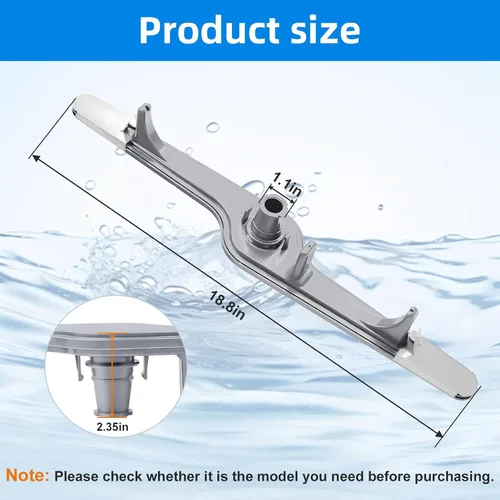 Miniatura 2 de 154568002 Conjunto de brazo de lavado inferior para lavavajillas, inferior para brazo rociador de lavavajillas Frigidaire -Reemplaza 154568001