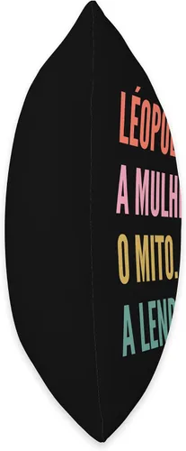Miniatura 2 de Funny Portuguese First Name Design - Léopoldine Throw Pillow