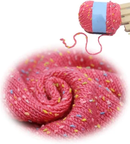 Miniatura 7 de Hilo de coser para tejer con puntos de 1.76 oz, bufanda, suéter, sombrero, ganchillo artesanal, hilo de lana elegante, simple, suave y cómodo