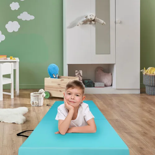 Miniatura 8 de Max4out 6/8/10' Foldable Gymnastics Gym with Carrying Handles, Exercise Aerobics Mat for Kids Adult,Tumbling Mat for Stretching Fitness Mat for Home