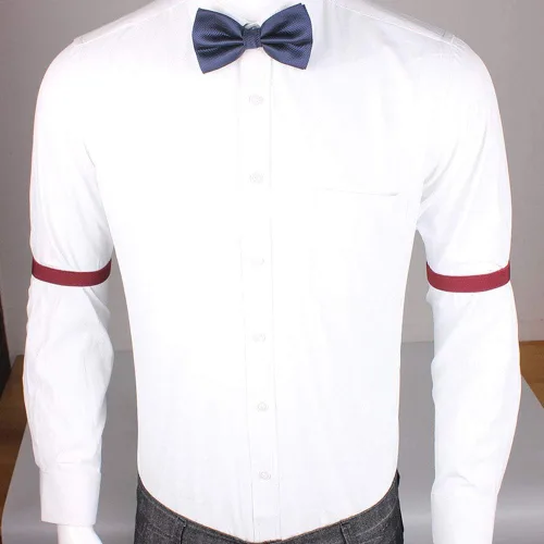 Miniatura 2 de 12 unids/6 pares de brazaletes elásticos ajustables unisex, antideslizantes, para camisas, ligueros, brazaletes deportivos para mujeres y hombres, 6