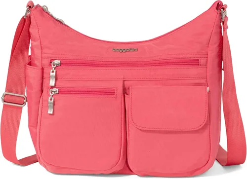 Miniatura 78 de Baggallini womens Everywhere Bagg Crossbody Women 11x9 Lightweight Nylon Hobo Water-resistant Travel Bag W/Rfid
