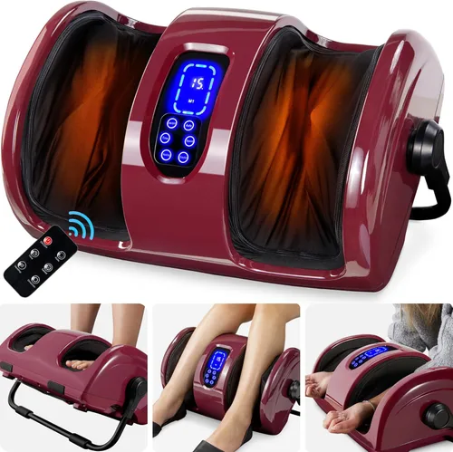 Miniatura 11 de Best Choice Products Masajeador de pies Shiatsu calentado para aliviar el dolor, fascitis plantar, neuropatía, circulación sanguínea con diseño