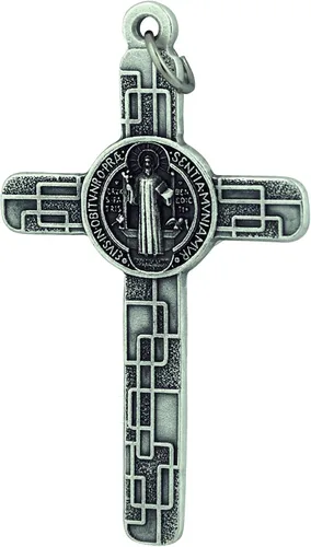 Miniatura 2 de Colgante de cruz de San Benito con cordón para el cuello