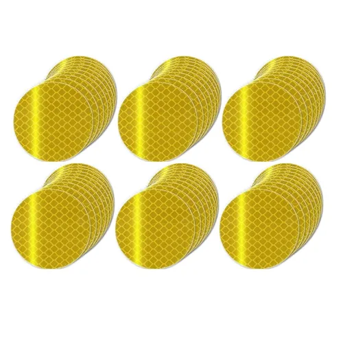Miniatura 152 de Cinta reflectante blanca de 4 pulgadas, adhesivo de seguridad de advertencia impermeable para exteriores (10 pies)