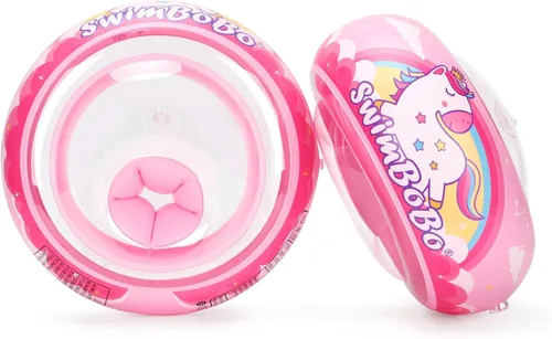 Miniatura 5 de Flotadores suaves para niños pequeños, flotadores inflables para aprender a nadar y flotadores de brazos, accesorios de piscina para niños de 3 a 6