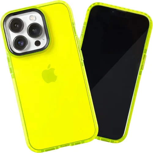 Miniatura 35 de SteepLab Funda de barrera para iPhone 13, protección de 360 grados que absorbe impactos con bisel elevado y colores llamativos (cielo azul brillante)