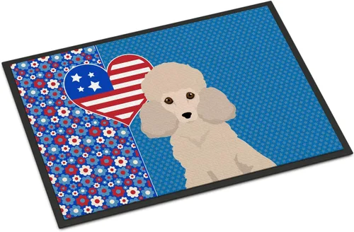 Miniatura 169 de Caroline's Treasures WDK5119JMAT Airedale Terrier USA - Tapete para interiores o exteriores, 24 x 36 pulgadas, tapete para puerta delantera