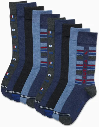 Miniatura 2 de Nautica Men's Dress Socks - Solid Crew Socks (10 Pack)
