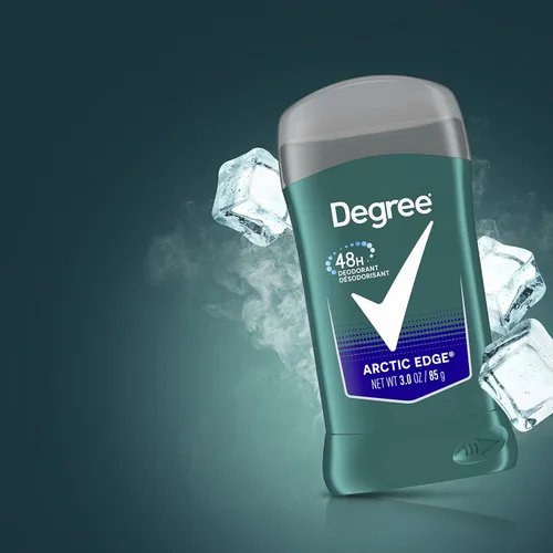 Miniatura 11 de Degree Desodorante original para hombre, 48 horas, protección contra olores, desodorante Arctic Edge para hombres, 3 onzas, paquete doble